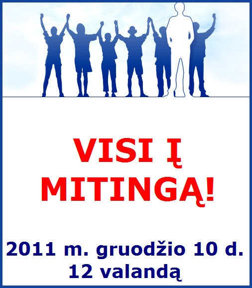 gruodzio 10 mitingas